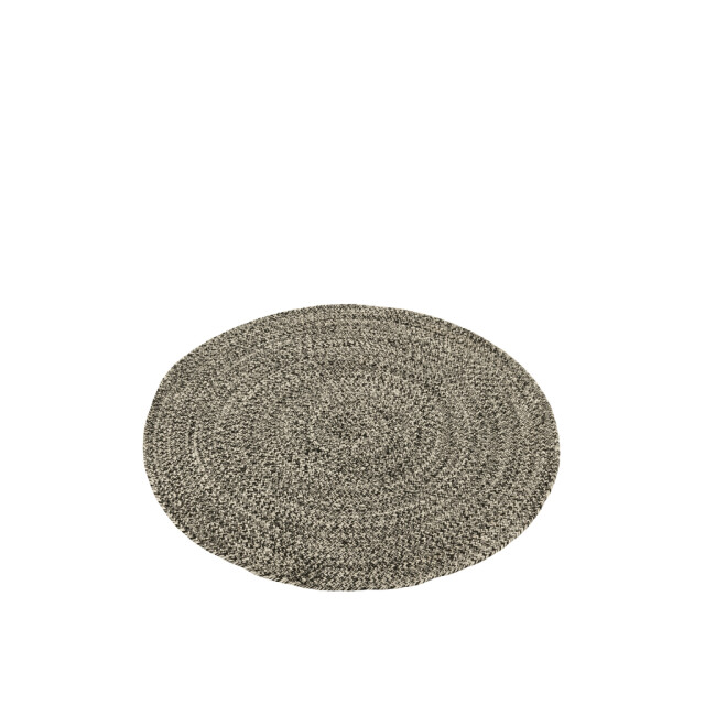J-Line Carpet miami outdoor poly black/white small 34329 large