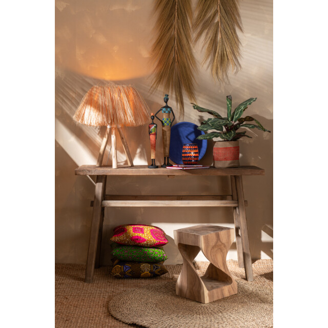 J-Line Carpet round braided seagrass natural 83851 large