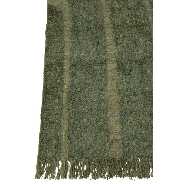 J-Line Rug rounded lines wool khaki green 56348 large