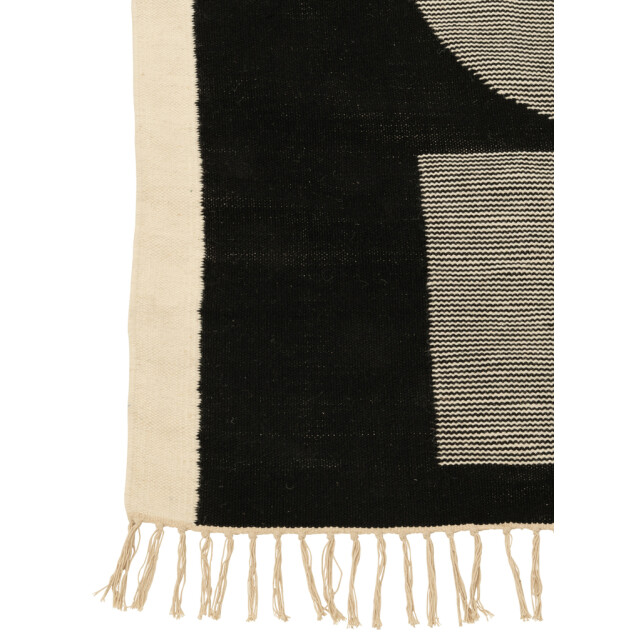 J-Line Carpet tokyo poly white/black 34325 large