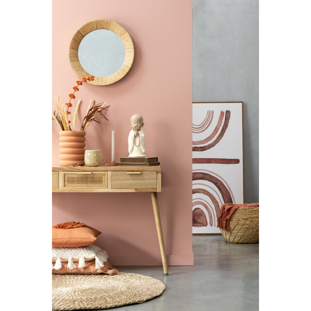 J-Line Carpet round braided seagrass natural 83851 large