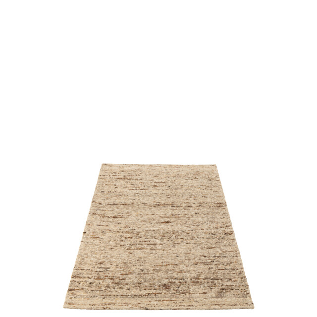 J-Line Rug woven wool ecru/brown 56320 large