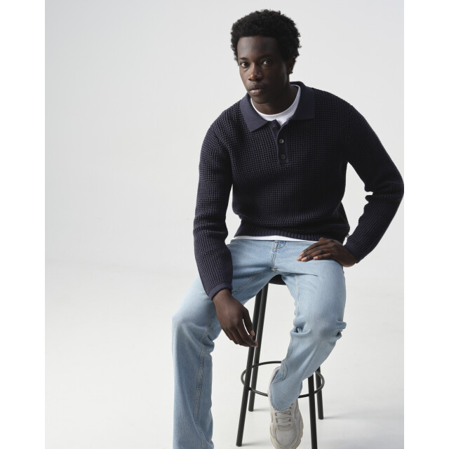 J.C. Rags Baker polo long sleeve 099126-001-M large