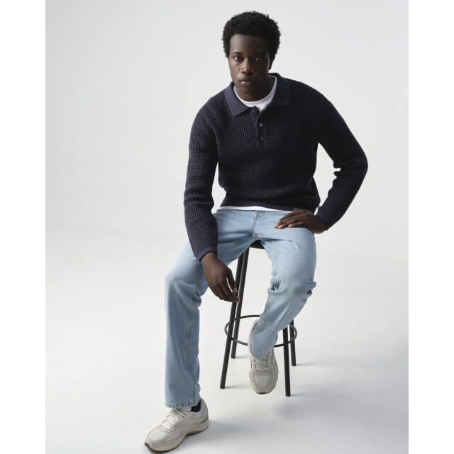 J.C. Rags Baker polo long sleeve 099126-001-M large