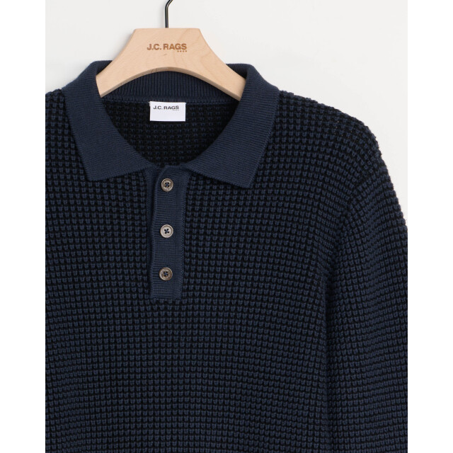 J.C. Rags Baker polo long sleeve 099126-001-M large