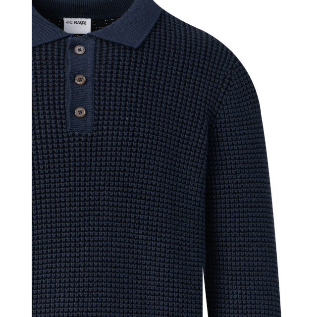 J.C. Rags Baker polo long sleeve 099126-001-M large