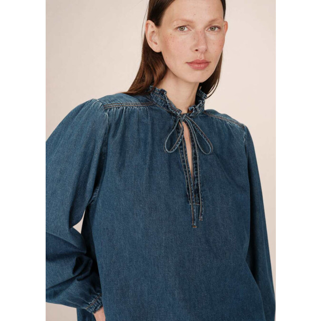 Grace & Mila Salsa blouse strik denim 9604546003272 large