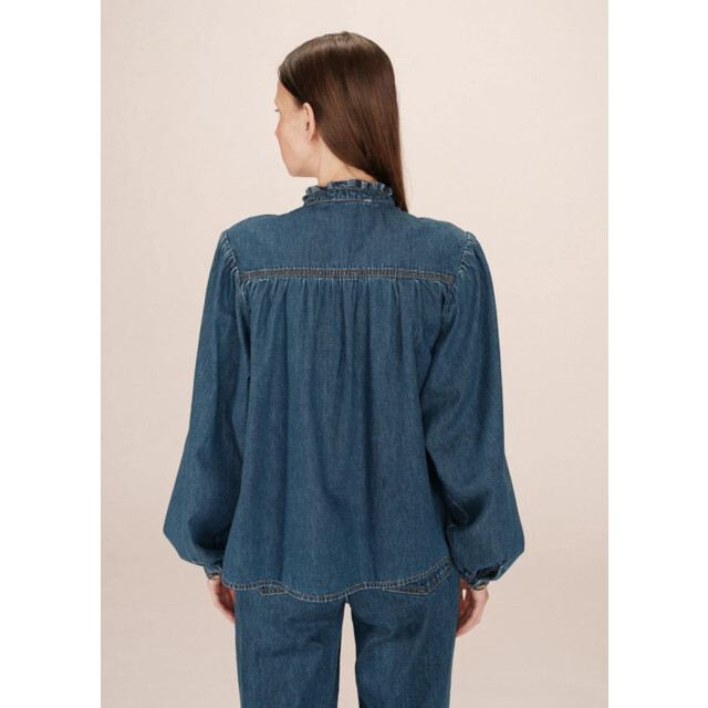 Grace & Mila Salsa blouse strik denim 9604546003272 large