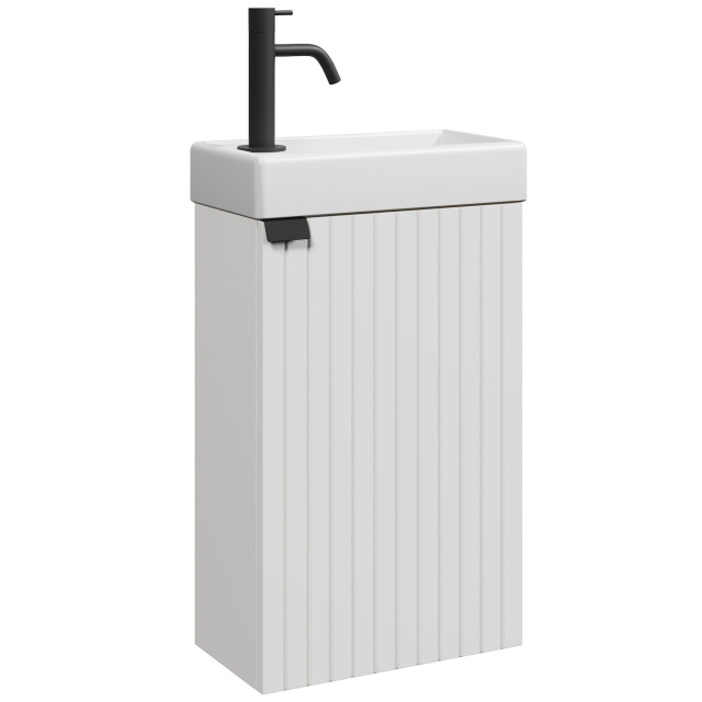 Badplaats Toiletmeubel bosco 40 x 22 cm mat fonteinmeubel met wastafel 3180972 large