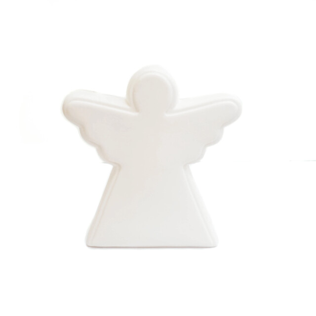 House Vitamin Led lamp angel with wings ceramic white -16x4,5x17,5cm 2815610 large