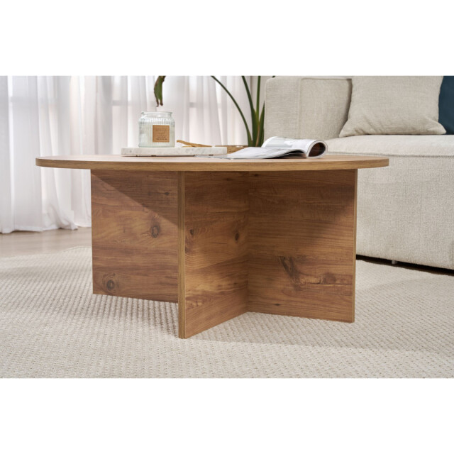 CaliCosy Salontafel met afgerond blad l90 cm soleil 3249674 large