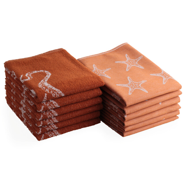 DoubleDry Theedoeken en keukendoeken set 12 stuks 100% katoen hoge 2825951 large