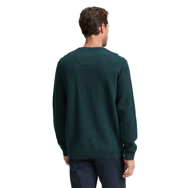 Tom Tailor Trui crew neck dessin 5219.29.0001 large