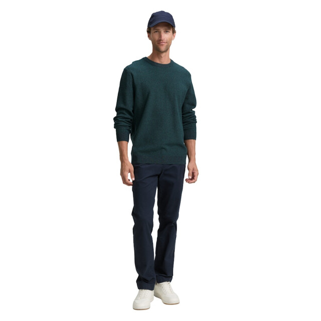 Tom Tailor Trui crew neck dessin 5219.29.0001 large