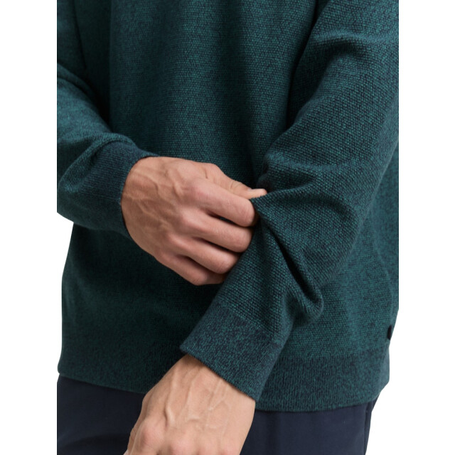 Tom Tailor Trui crew neck dessin 5219.29.0001 large