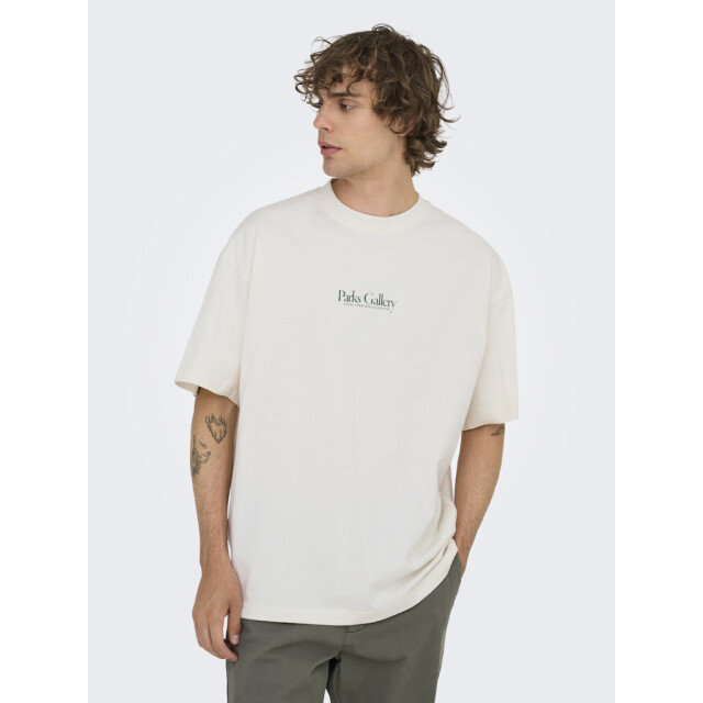 Only & Sons Onsparker ss loose tee dessin 5339.09.0003 large