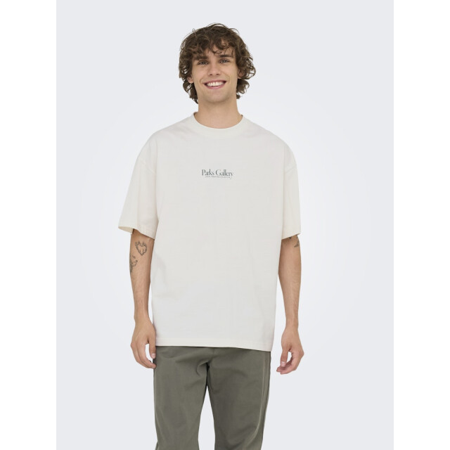 Only & Sons Onsparker ss loose tee dessin 5339.09.0003 large