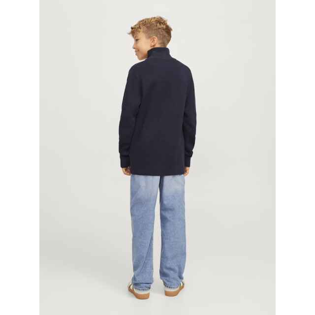 Jack & Jones Jprblamilano stitch knit half zip navy 3219.37.0010 large