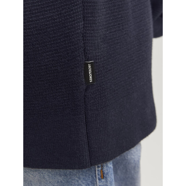 Jack & Jones Jprblamilano stitch knit half zip navy 3219.37.0010 large