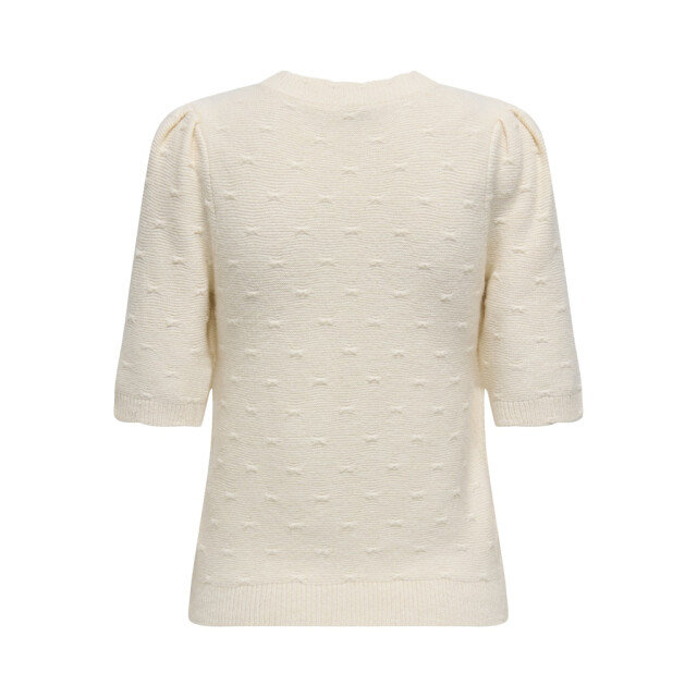 Only Onlkatia ss structure o-neck cc knt ecru 4219.03.0049 large