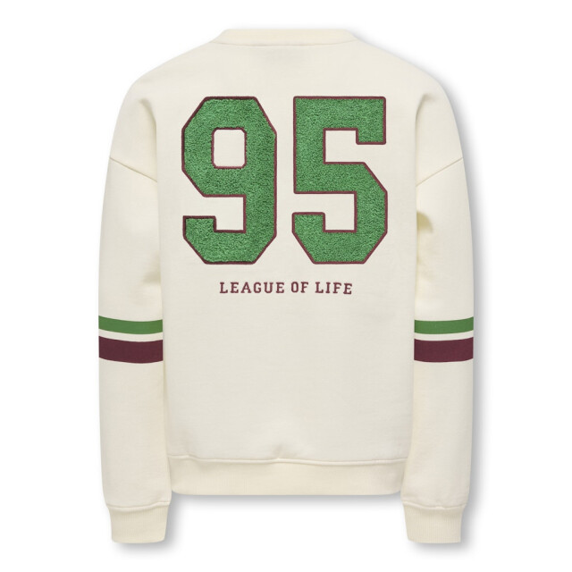 Only Koghella life ls o-neck loose print swt off-white 2209.02.0010 large