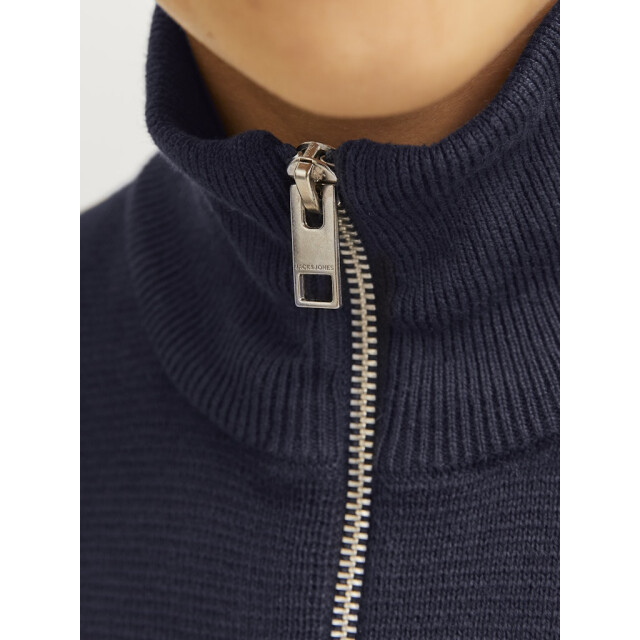 Jack & Jones Jprblamilano stitch knit half zip navy 3219.37.0010 large