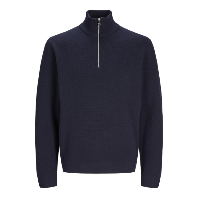 Jack & Jones Jprblamilano stitch knit half zip navy 3219.37.0010 large