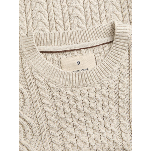 Jack & Jones Jprblusean knit cable crew neck sn melee 5219.87.0021 large