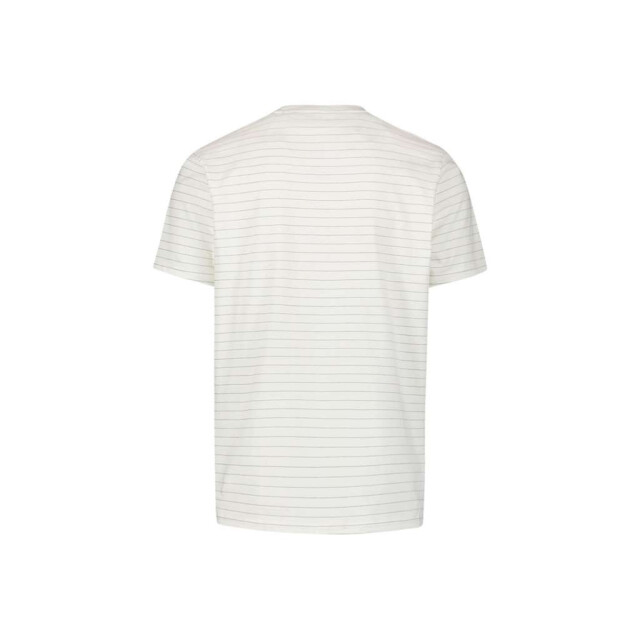 No Excess T-shirt crewneck yarn dyed pin stri offwhite 29340760-011 large