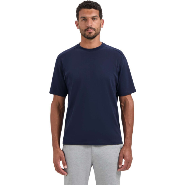 No Excess T-shirt crewneck solid heavy interl night 29340761SN-078 large