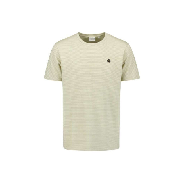 No Excess T-shirt crewneck melange jacquard s light moss 29350708-197 large