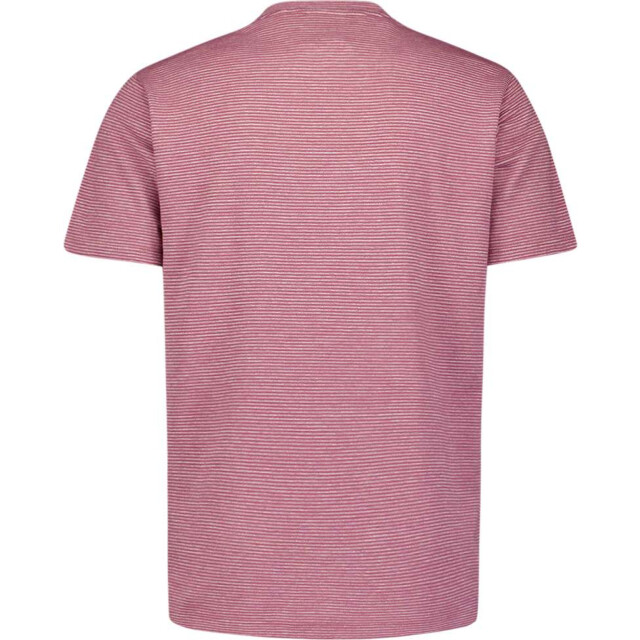No Excess T-shirt crewneck melange jacquard s dark wine 29350708-164 large