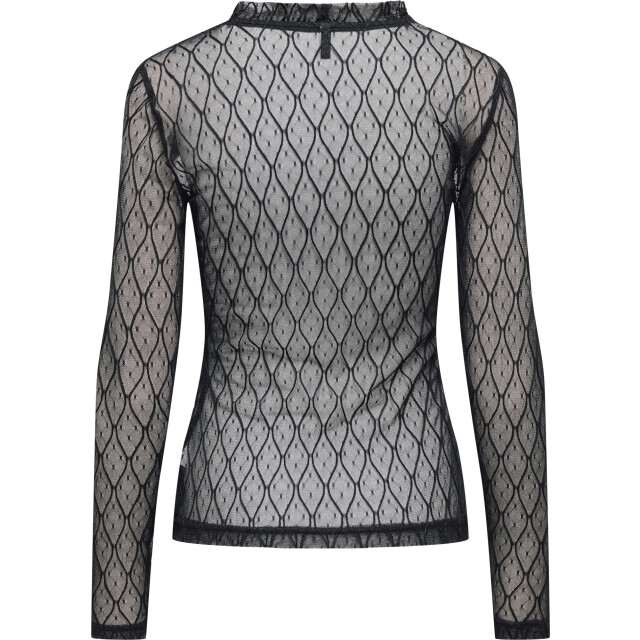 Only Onlsalina l/s lace top jrs black 15352875-177911 large