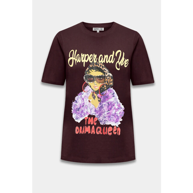 Harper & Yve Aw25y301 dramaqueen AW25Y301 T-SHIRT DRAMAQUEEN large