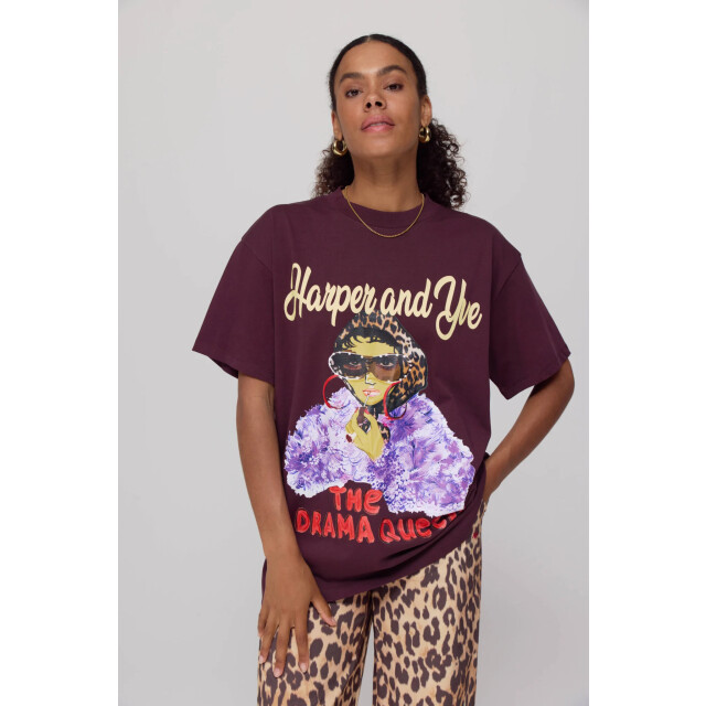 Harper & Yve Aw25y301 dramaqueen AW25Y301 T-SHIRT DRAMAQUEEN large