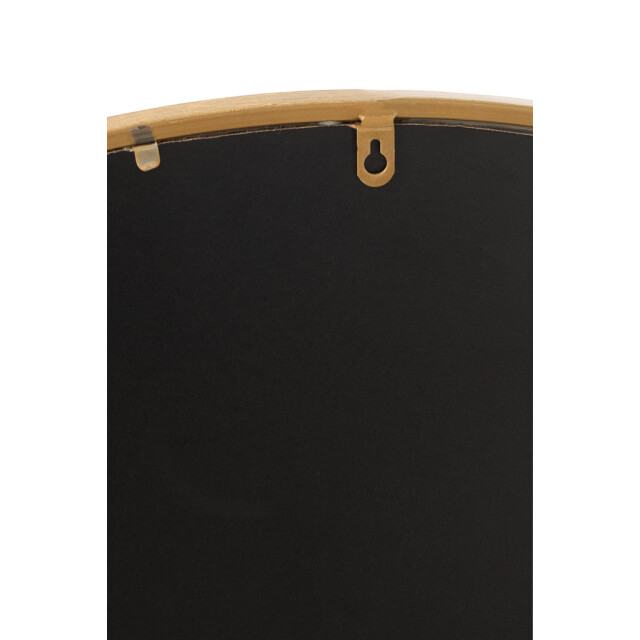 J-Line Mirror mona round iron/glass gold medium 15876 large