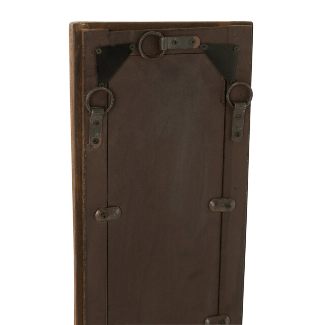 J-Line Wall mirror rectangle wood brown small 30910 large