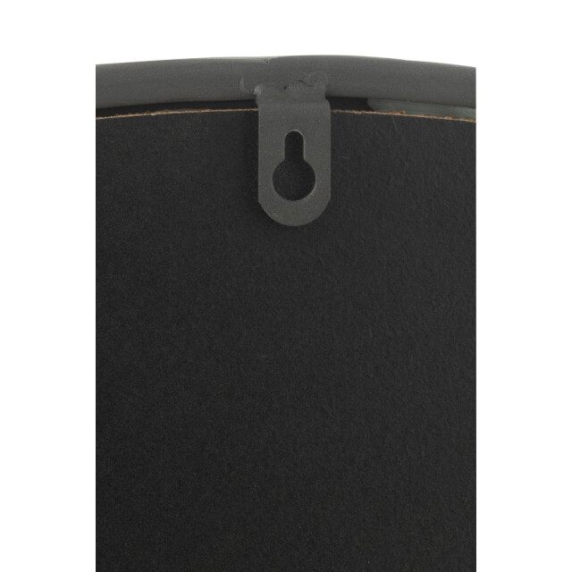 J-Line Mirror round matt black extra large 25575 large