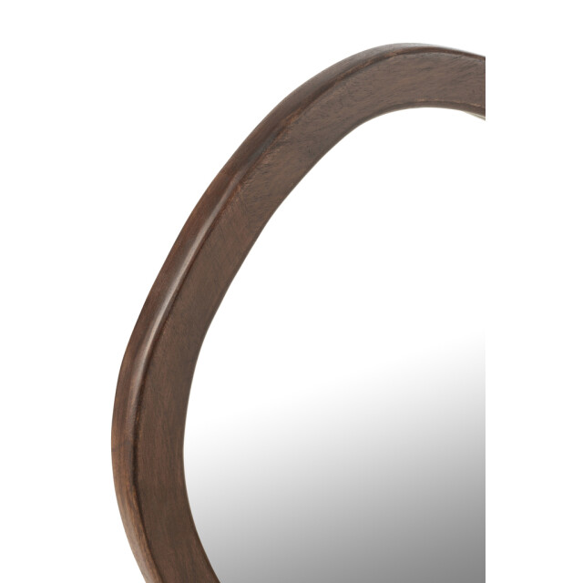 J-Line Mirror whisp mango wood/mdf brown small 46014 large