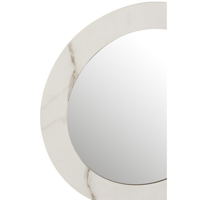 J-Line Mirror marble mdf/glass white small 11005 large