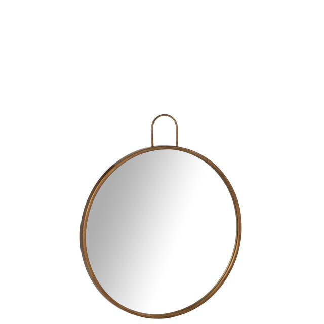 J-Line Mirror anto mdf/mirror gold small 46409 large