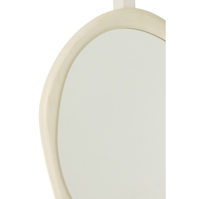 J-Line Wall mirror moderna mdf/mirror white small 50800 large