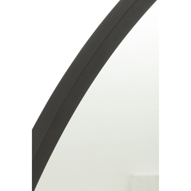 J-Line Mirror round matt black extra large 25575 large