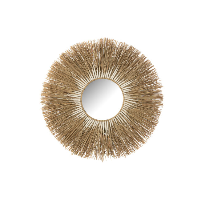 J-Line Mirror melissa straw natural/white large 42300 large