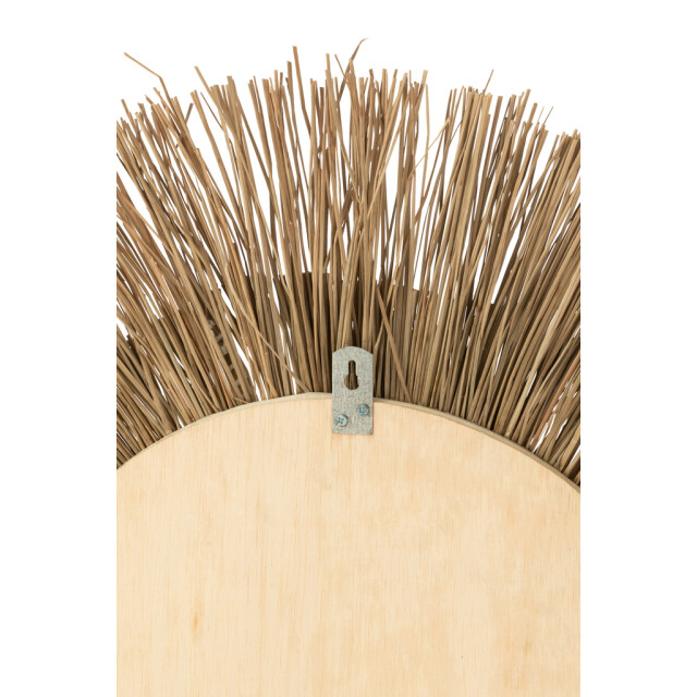 J-Line Mirror melissa straw natural/white large 42300 large