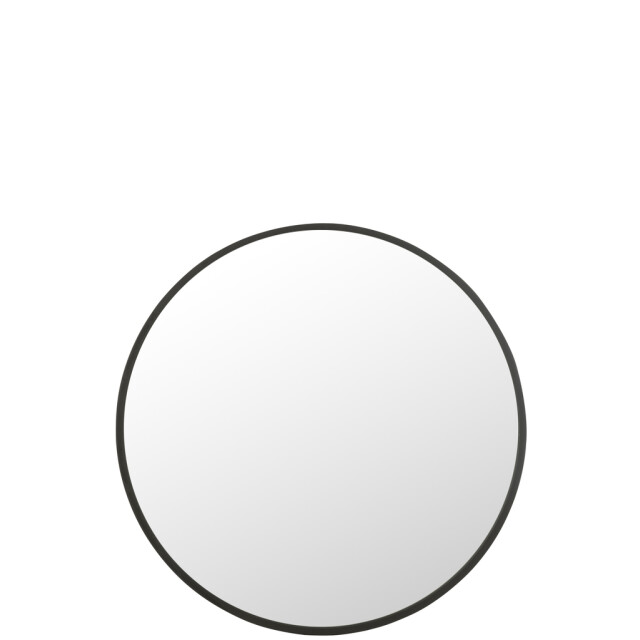 J-Line Mirror round matt black extra large 25575 large
