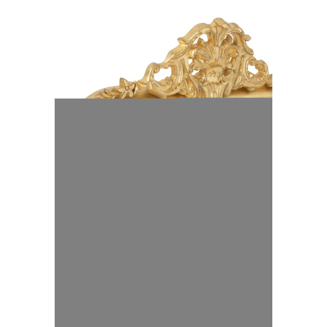 J-Line Wall mirror ema wood gold colored 57464 large