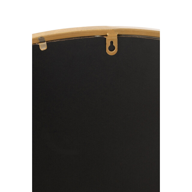 J-Line Mirror mona round iron/glass gold large 15877 large