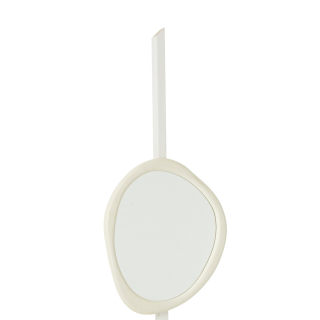 J-Line Wall mirror moderna mdf/mirror white small 50800 large