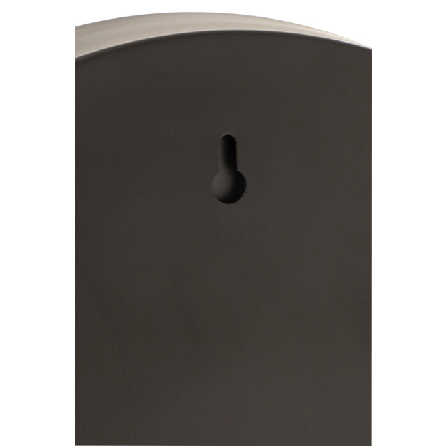 J-Line Mirror round border metal black medium 18574 large